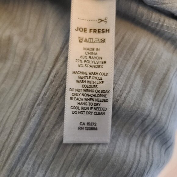 Baby blue Bubble sleeve Top - Picture 2 of 5